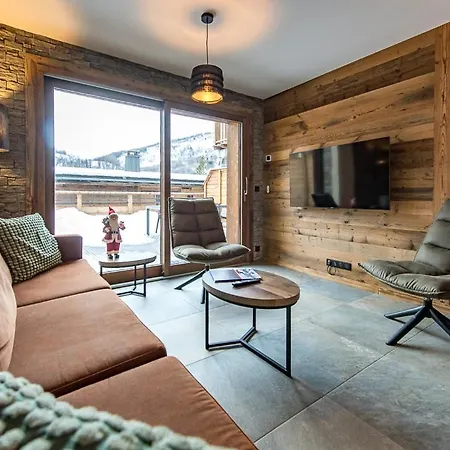 Apartment Neuf Traversant Avec Grande Terrasse Au Coeur Du Village - 6 Personnes