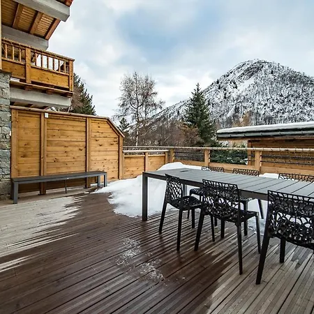 Apartment Neuf Traversant Avec Grande Terrasse Au Coeur Du Village - 6 Personnes Saint-Sorlin-d'Arves